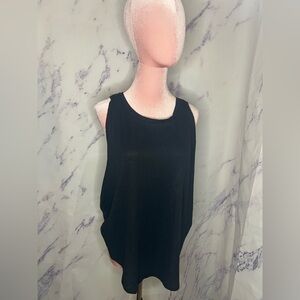 GAP Women’s ActiveWear Black Racer Back Tank Top Sz XL